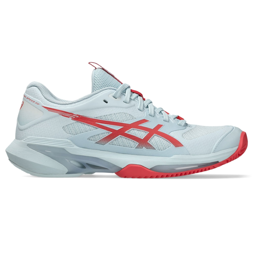 Tênis ASICS Solution Speed Ff 4 Saibro - Feminino - Azul/Rosa