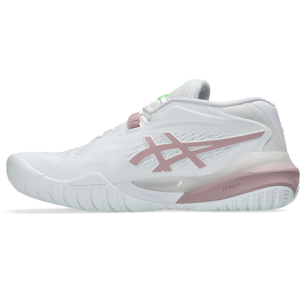 Tênis ASICS Gel-Resolution X - Feminino - Branco/Bege