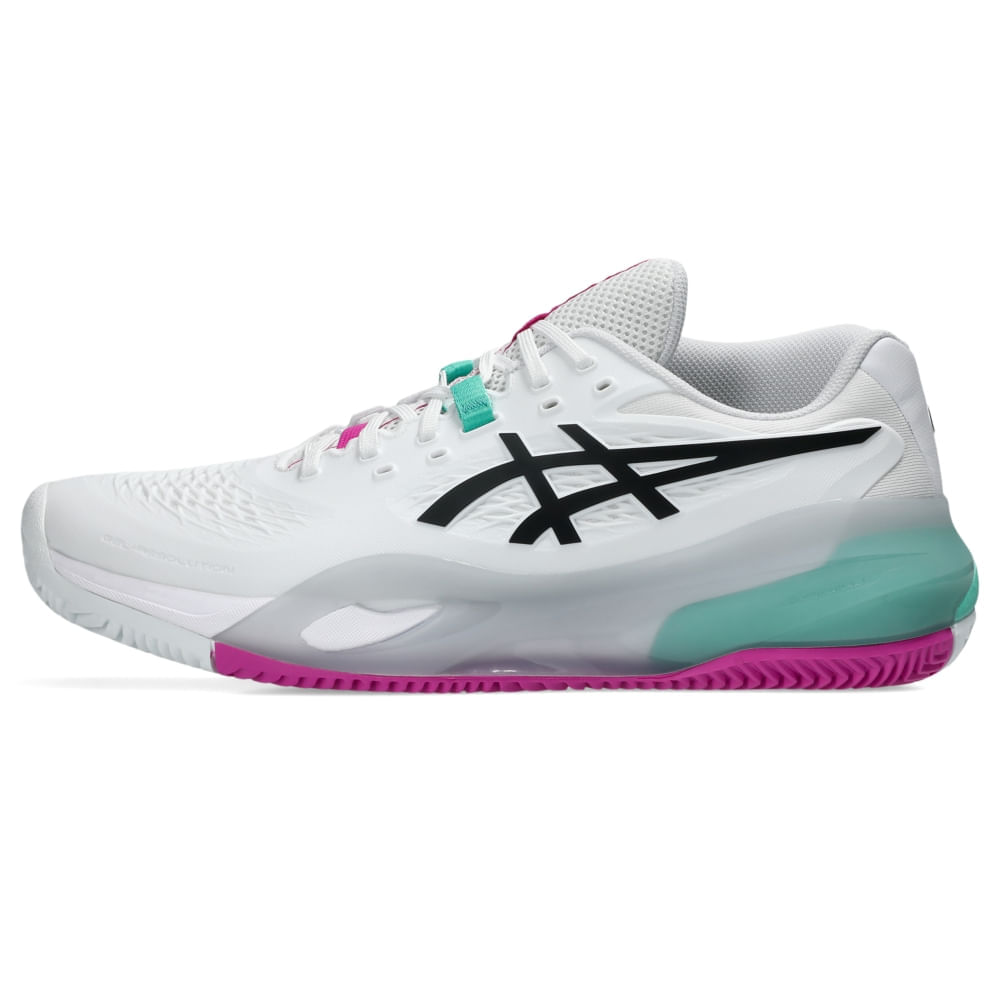 Tênis ASICS Gel-Resolution X Saibro - Masculino - Branco/Verde