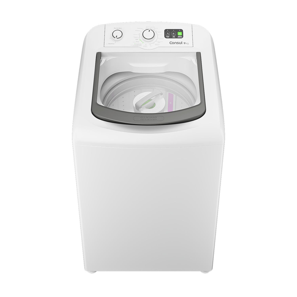 Máquina De Lavar Consul 9Kg Branca Com Dosagem Econômica - Cwm09ab 110V
