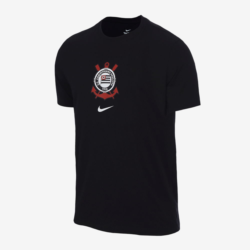 Camiseta Corinthians Nike Crest Masculina Camiseta Corinthians Nike Crest Masculina