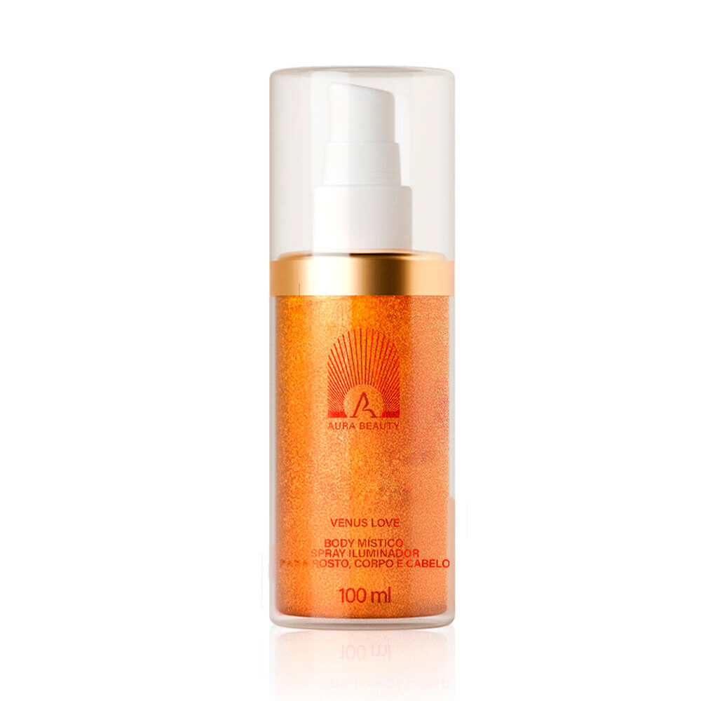 Body spray aura beauty iluminador vênus love 100ml Body spray aura beauty iluminador vênus love 100ml