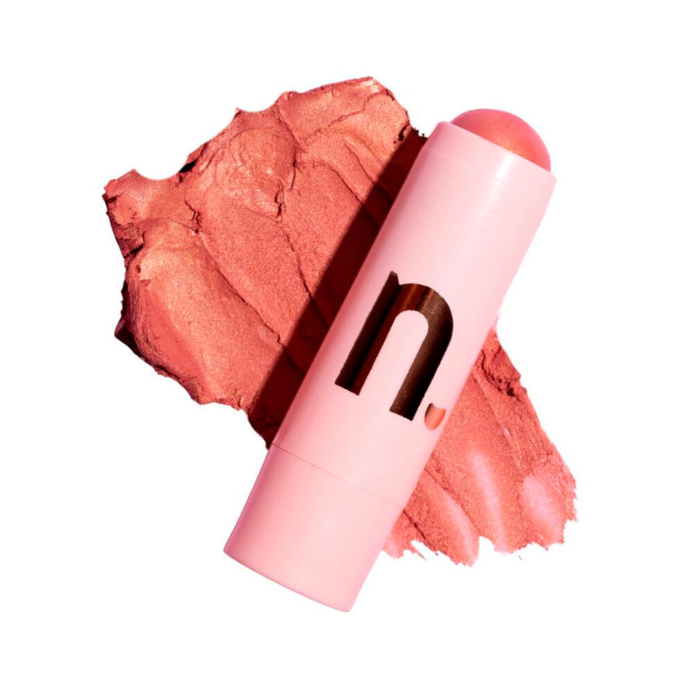 Blush stick nina makeup multifunções peach glow