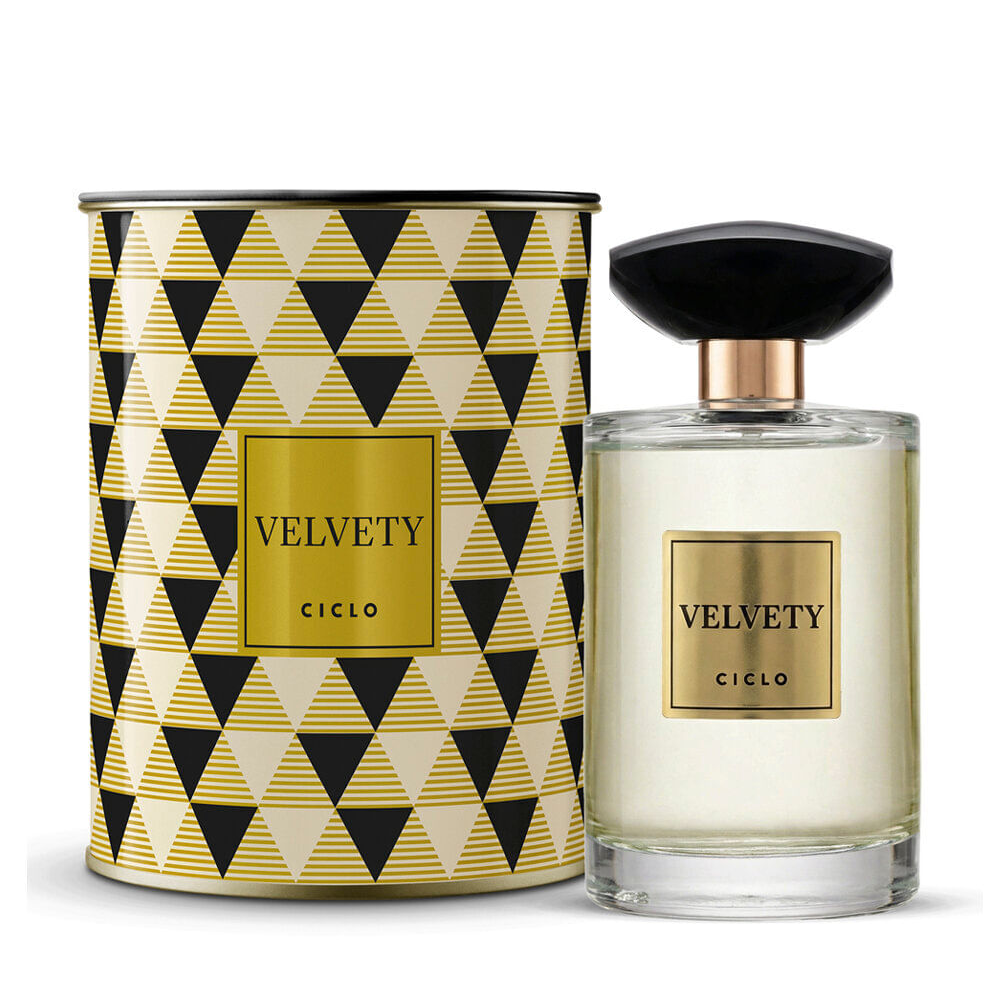 Perfume feminino ciclo velvety deo colônia 100ml