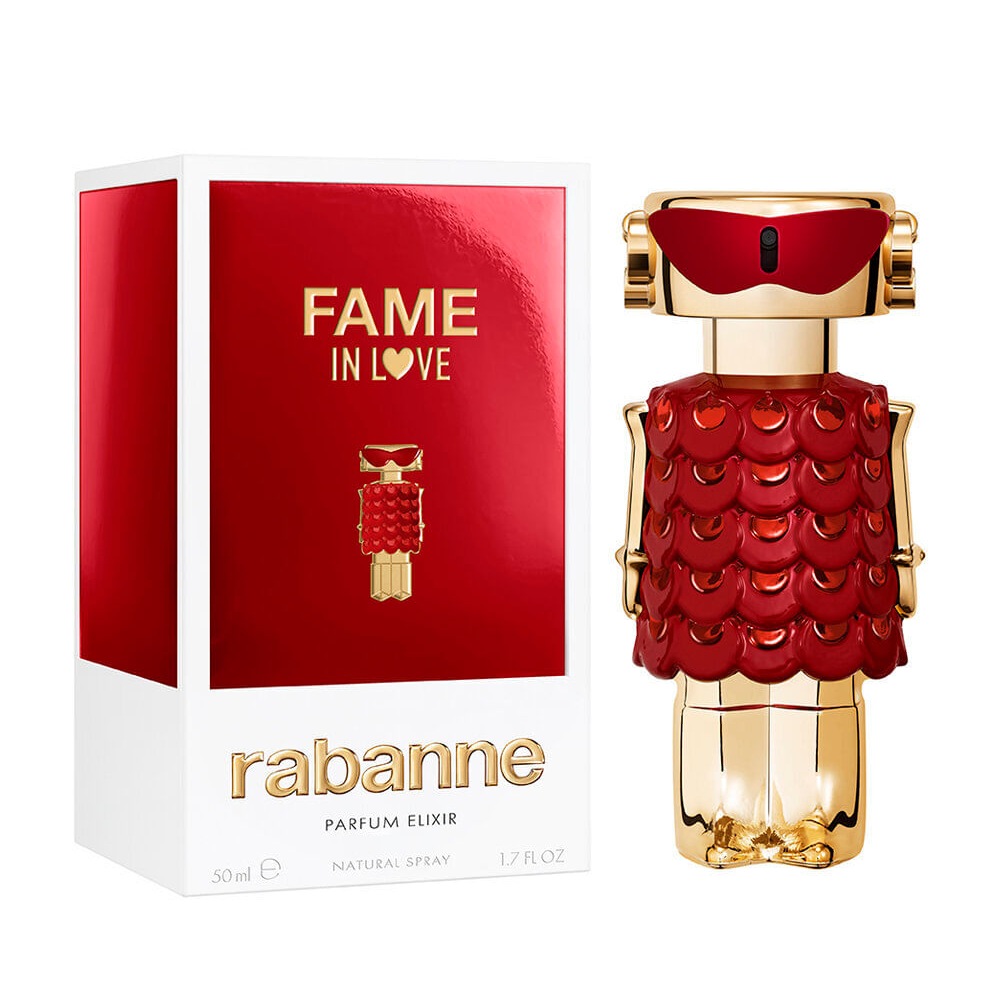 Perfume feminino rabanne fame in love parfum elixir 50ml Perfume feminino rabanne fame in love parfum elixir 50ml