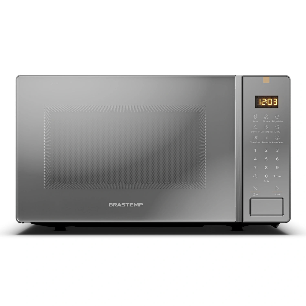 Micro-Ondas 23 Litros Com Multi Preparos Inox Brastemp - Bms23ar 220V