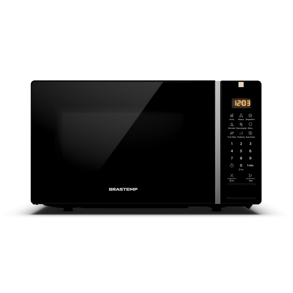 Micro-Ondas 23 Litros Com Multi Preparos Preto Brastemp - Bms23ae 220V