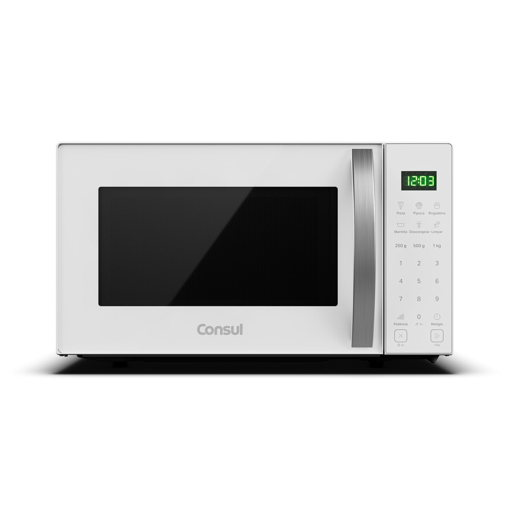 Micro-Ondas 23 Litros Com Função Marmita Branco Consul - Cms23ab 110V Micro-Ondas 23 Litros Com Função Marmita Branco Consul - Cms23ab 110V