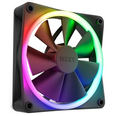 Ventoinha NZXT, 140mm, RGB, Preto - RF-R14SF-B1 Ventoinha NZXT, 140mm, RGB, Preto - RF-R14SF-B1