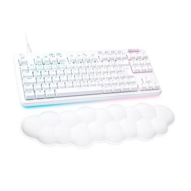 Teclado Mecânico Gamer Logitech G713 Switch GX Brown Tactile, RGB LIGHTSYNC, Apoio para Mãos em Formato de Nuvem, ABNT, Branco - 920-010701 Teclado Mecânico Gamer Logitech G713 Switch GX Brown Tactile, RGB LIGHTSYNC, Apoio para Mãos em Formato de Nuvem, ABNT, Branco - 920-010701
