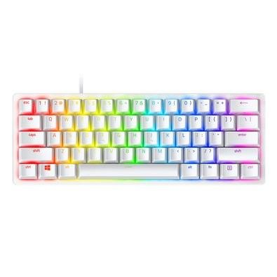 Teclado Óptico-Mecânico Gamer Razer Huntsman Mini, Chroma, Razer Switch Purple, US, USB Tipo-C, Mercurio Branco - RZ03-03390300-R3M1 Teclado Óptico-Mecânico Gamer Razer Huntsman Mini, Chroma, Razer Switch Purple, US, USB Tipo-C, Mercurio Branco - RZ03-03390300-R3M1