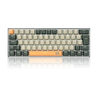 Teclado Gamer Redragon Lakshmi, Switch Brown, Layout 60%, ABNT2 , Preto - K606-OG&GY&BK (PT-BROWN) Teclado Gamer Redragon Lakshmi, Switch Brown, Layout 60%, ABNT2 , Preto - K606-OG&GY&BK (PT-BROWN)