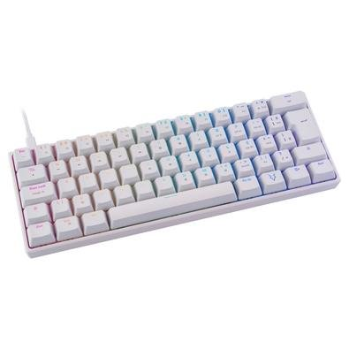 Teclado Mecânico Gamer Husky Blizzard, 60%, RGB, Switch Gateron Brown, ABNT2, Branco - HTG001BRMA Teclado Mecânico Gamer Husky Blizzard, 60%, RGB, Switch Gateron Brown, ABNT2, Branco - HTG001BRMA