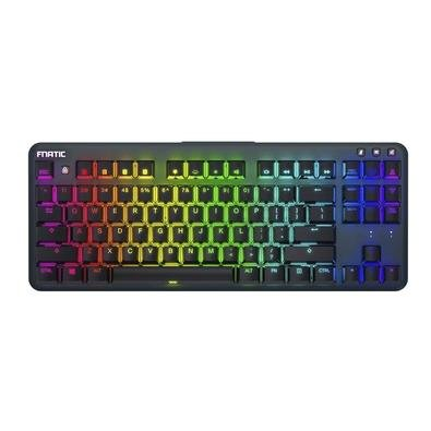 Teclado Gamer Fnatic MiniStreak Silent, RGB, USB, US, Preto - C-KB0002 Teclado Gamer Fnatic MiniStreak Silent, RGB, USB, US, Preto - C-KB0002