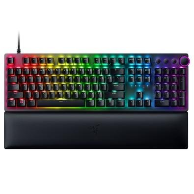 Teclado Gamer Razer Huntsman V2, Chroma RGB, Switch Óptico Red, com Apoio de Pulso, Preto - RZ03-03930200-R3U1 Teclado Gamer Razer Huntsman V2, Chroma RGB, Switch Óptico Red, com Apoio de Pulso, Preto - RZ03-03930200-R3U1