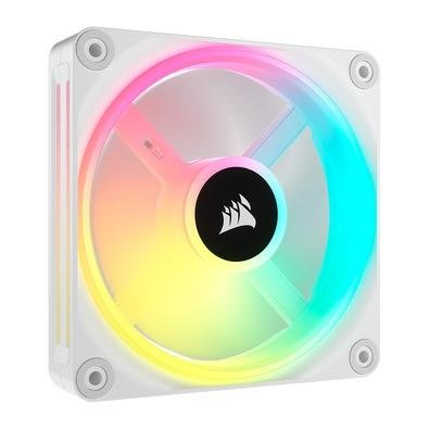 Ventoinha Corsair iCUE LINK QX120, 120mm, RGB, Branco - CO-9051005-WW Ventoinha Corsair iCUE LINK QX120, 120mm, RGB, Branco - CO-9051005-WW