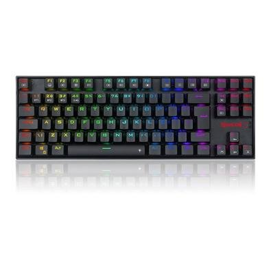 Teclado Sem Fio Mecânico Gamer Redragon Kumara Pro, RGB, Wireless e Bluetooth, Switch Blue, Preto - K552RGB-BRS-B (PT BLUE) Teclado Sem Fio Mecânico Gamer Redragon Kumara Pro, RGB, Wireless e Bluetooth, Switch Blue, Preto - K552RGB-BRS-B (PT BLUE)