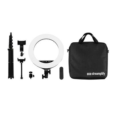 Ring Light Streamplify, 14, 36W, Bivolt, Suporte para Smartphone - 75668 Ring Light Streamplify, 14, 36W, Bivolt, Suporte para Smartphone - 75668