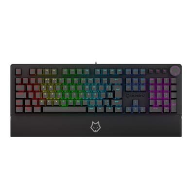 Teclado Mecânico Gamer Husky Anchorage Full Size, RGB, Switch Gateron EF Red, ABNT2, Preto - HTG200PTVR Teclado Mecânico Gamer Husky Anchorage Full Size, RGB, Switch Gateron EF Red, ABNT2, Preto - HTG200PTVR