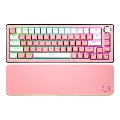 Teclado Mecânico Gamer Cooler Master CK721, RGB, Bluetooth, Switch Red, Sakura Edition, layout 65%, Rosa - CK-721-SKTR2-US Teclado Mecânico Gamer Cooler Master CK721, RGB, Bluetooth, Switch Red, Sakura Edition, layout 65%, Rosa - CK-721-SKTR2-US