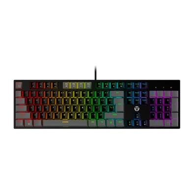 Teclado Mecânico Gamer Fantech ATOM88, RGB, Switch Azul, Preto - MK886 Teclado Mecânico Gamer Fantech ATOM88, RGB, Switch Azul, Preto - MK886