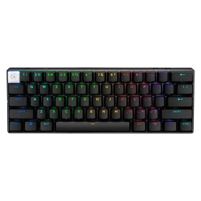 Teclado Sem Fio Mecânico Gamer Logitech G PRO X 60 Lightspeed, RGB, Bluetooth, Compatível com Windows, Preto - 920-011902 Teclado Sem Fio Mecânico Gamer Logitech G PRO X 60 Lightspeed, RGB, Bluetooth, Compatível com Windows, Preto - 920-011902