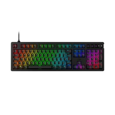 Teclado Mecânico Gamer HyperX Alloy Rise GKBD, RGB, Switches linear, Anti-Ghosting, Preto - 7G7A3AA Teclado Mecânico Gamer HyperX Alloy Rise GKBD, RGB, Switches linear, Anti-Ghosting, Preto - 7G7A3AA