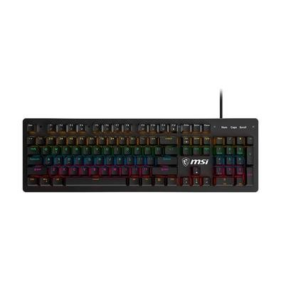 Teclado Mecânico Gamer MSI Forge GK300, RGB, Switch Blue, anti-ghosting, US, Preto - S11-04US20P-HH9 Teclado Mecânico Gamer MSI Forge GK300, RGB, Switch Blue, anti-ghosting, US, Preto - S11-04US20P-HH9