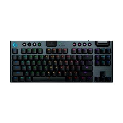 Teclado Mecânico Gamer Sem Fio Logitech G915 X Lightspeed, Design TKL RGB Lightsync, USB ou Bluetooth e Switch GL Tactile, Preto - 920-012715 Teclado Mecânico Gamer Sem Fio Logitech G915 X Lightspeed, Design TKL RGB Lightsync, USB ou Bluetooth e Switch GL Tactile, Preto - 920-012715