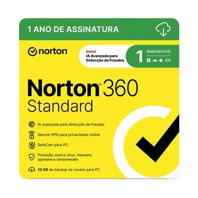 Norton 360 Standard 1 Dispositivos, 12 Meses, ESD - 21405595 Norton 360 Standard 1 Dispositivos, 12 Meses, ESD - 21405595