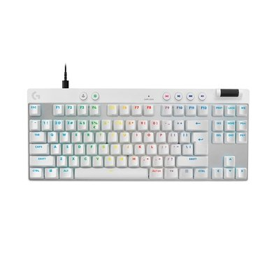 Teclado Gamer Logitech G PRO X TKL RAPID, Switches Magnético-analógicos, Modo Rapid Trigger, Layout US, Branco - 920-013132 Teclado Gamer Logitech G PRO X TKL RAPID, Switches Magnético-analógicos, Modo Rapid Trigger, Layout US, Branco - 920-013132