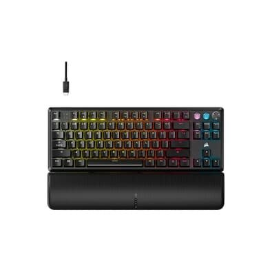 Teclado Magnético Gamer Corsair K70 PRO TKL LED RGB, Switch CORSAIR MGX, Hall Effect, Rapid Trigger, Anti-Ghosting, US, Preto - CH-911911G-NA Teclado Magnético Gamer Corsair K70 PRO TKL LED RGB, Switch CORSAIR MGX, Hall Effect, Rapid Trigger, Anti-Ghosting, US, Preto - CH-911911G-NA