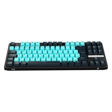 Teclado Gamer Aplus Gasket Iara Obsedian Aqua, Iluminaçao Lateral, Hotswap, 80%, Switch Red Huano, Preto - AK400A Teclado Gamer Aplus Gasket Iara Obsedian Aqua, Iluminaçao Lateral, Hotswap, 80%, Switch Red Huano, Preto - AK400A
