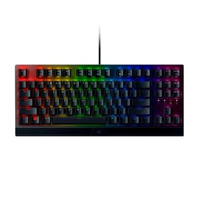Teclado Gamer Razer Blackwidow V3 Tenkeyless, Chroma RGB, Switch Yellow, Preto - RZ03-03540200-R3U1 Teclado Gamer Razer Blackwidow V3 Tenkeyless, Chroma RGB, Switch Yellow, Preto - RZ03-03540200-R3U1