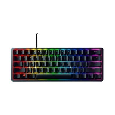Teclado Gamer Razer Huntsman Mini, 60%, Chroma RGB, Swich Roxo, USB-C, Preto - RZ0303390500 Teclado Gamer Razer Huntsman Mini, 60%, Chroma RGB, Swich Roxo, USB-C, Preto - RZ0303390500