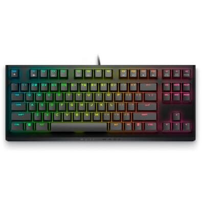 Teclado Mecânico Gamer Dell Alienware AW420K, RGB, TKL, Cherry MX Vermelho, USB, Preto - 580-BBJZ Teclado Mecânico Gamer Dell Alienware AW420K, RGB, TKL, Cherry MX Vermelho, USB, Preto - 580-BBJZ
