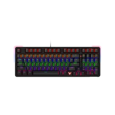 Teclado Mecânicos Gamer Rapoo V500PRO-98, Iluminação Personalizável e Anti-Ghosting Completo, Preto - V500PRO-98 Teclado Mecânicos Gamer Rapoo V500PRO-98, Iluminação Personalizável e Anti-Ghosting Completo, Preto - V500PRO-98