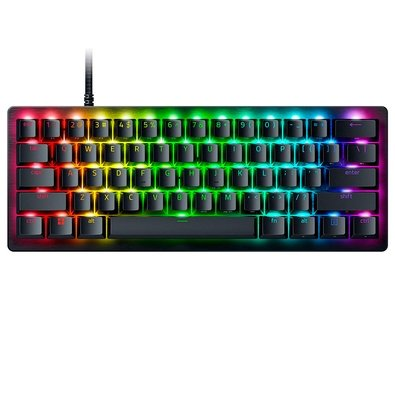 Teclado Óptico Gamer Razer Huntsman V3 Pro Mini, 60%, Analógico, Layout US, Preto - RZ03-04990200-R3U1