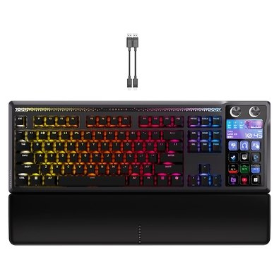 Teclado Mecânico Gamer Corsair Galleon 100 SD, Tela Stream Deck, RGB, Switch Corsair MLX Pulse, Preto - CH-912A31I-NA Teclado Mecânico Gamer Corsair Galleon 100 SD, Tela Stream Deck, RGB, Switch Corsair MLX Pulse, Preto - CH-912A31I-NA