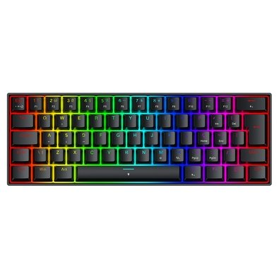 Teclado Magnético Gamer Redragon Fizz, 60%, RGB, 8000Hz, Rapid Trigger, Switch Linear, Preto - K617RGB-M
