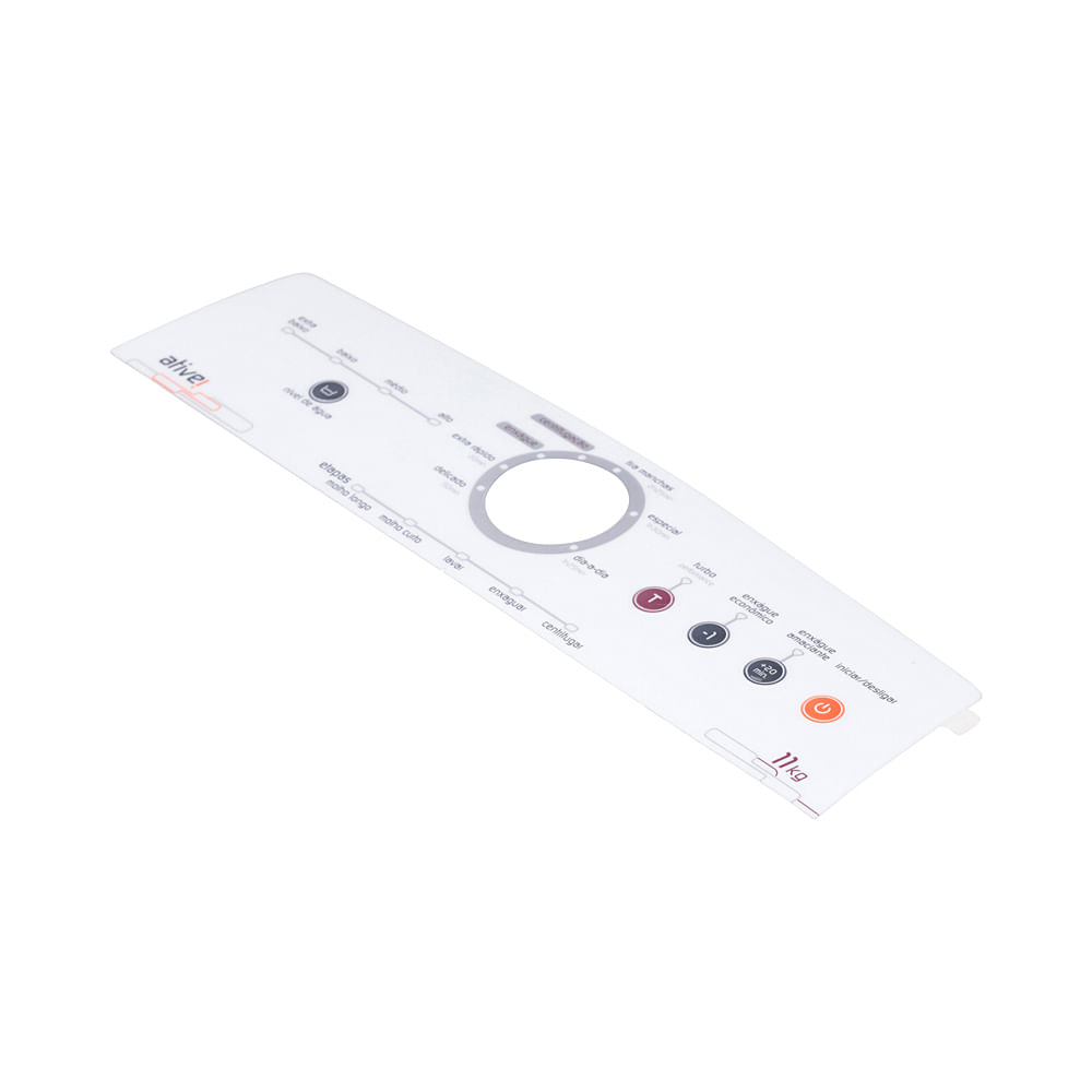 Painel De Controle Decorativo Para Máquina De Lavar Brastemp - W10549970 W10549970 Painel De Controle Decorativo Para Máquina De Lavar Brastemp - W10549970 W10549970