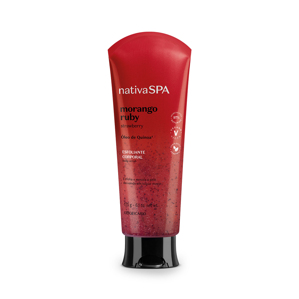 Esfoliante Corporal Nativa SPA Morango Ruby 175g Esfoliante Corporal Nativa SPA Morango Ruby 175g