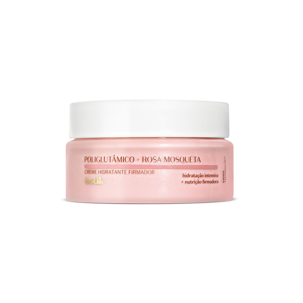 Creme Hidratante Firmador Poliglutâmico + Rosa Mosqueta Botik 50g