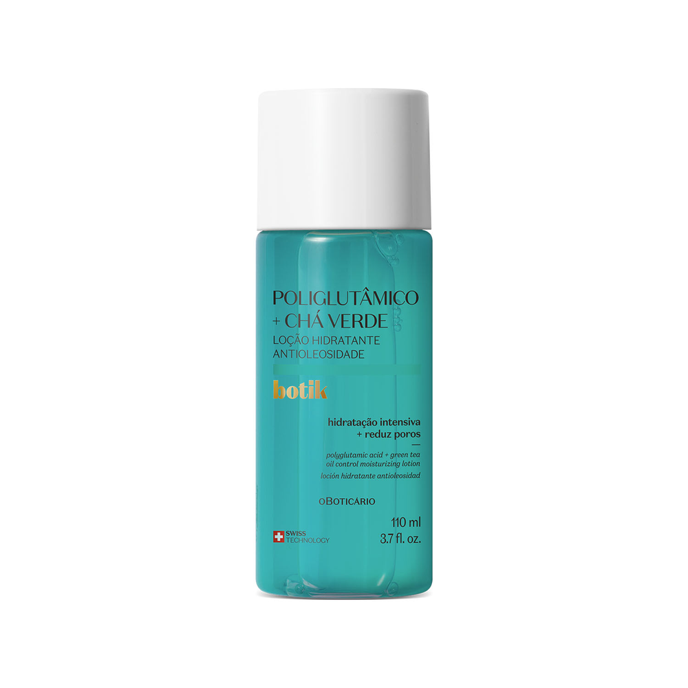 Loção Hidratante Antioleosidade Ácido Poliglutâmico + Chá Verde Botik 110ml Loção Hidratante Antioleosidade Ácido Poliglutâmico + Chá Verde Botik 110ml
