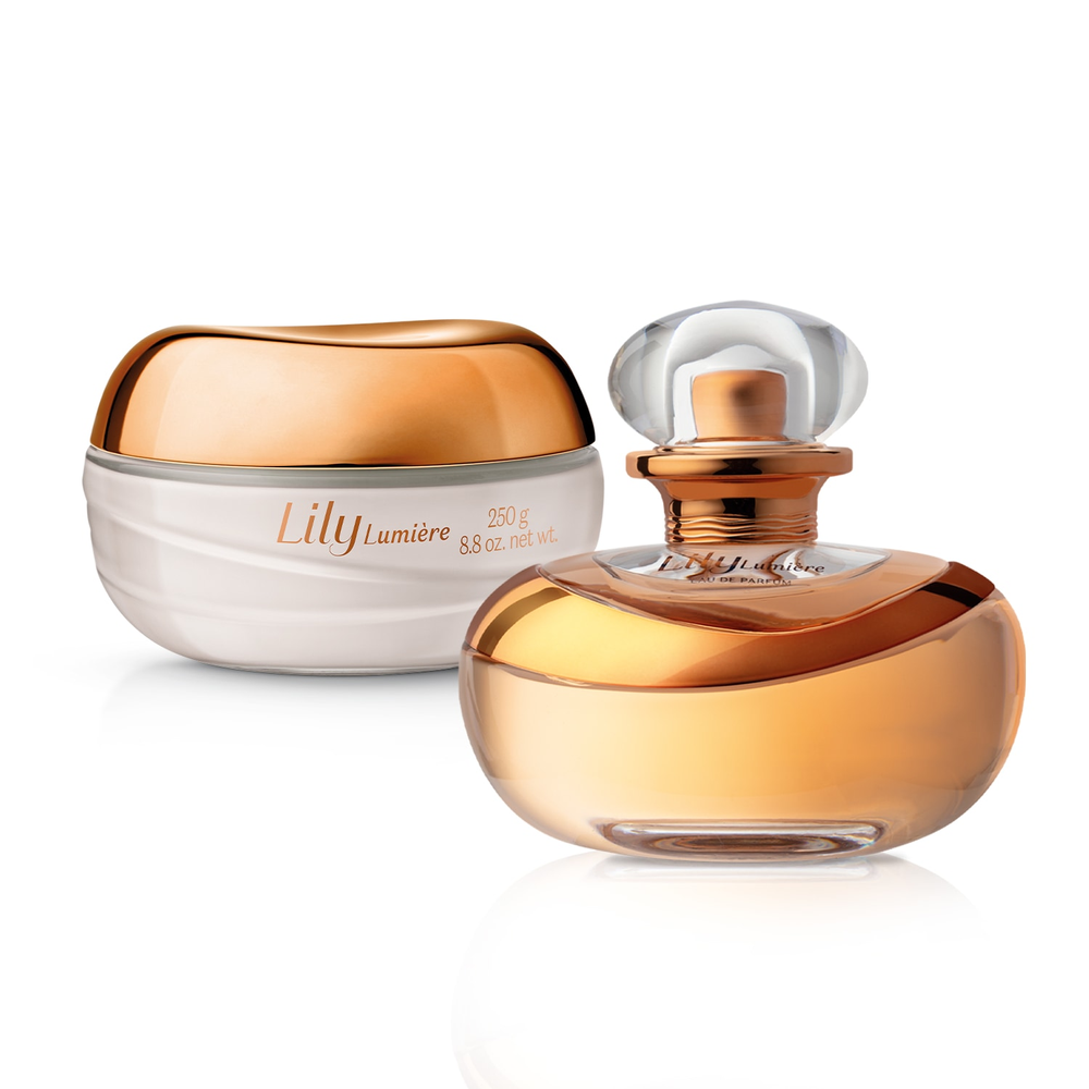 Combo Lily Lumière: Eau De Parfum 75ml + Creme Acetinado Hidratante Desodorante Corporal 250g Combo Lily Lumière: Eau De Parfum 75ml + Creme Acetinado Hidratante Desodorante Corporal 250g