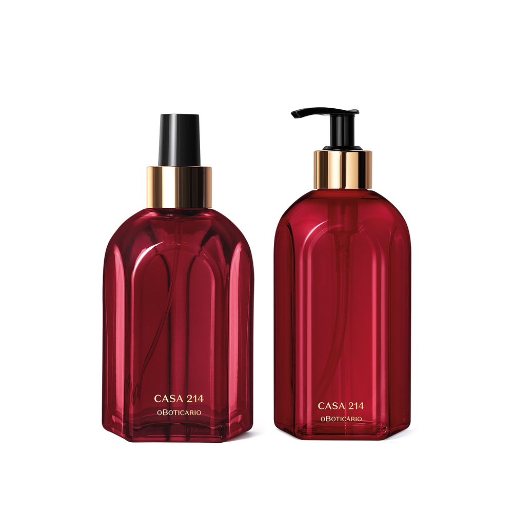 Combo Casa 214 Gardênia Imperial: Sabonete Líquido 400ml + Aromatizador de Ambiente 250ml Combo Casa 214 Gardênia Imperial: Sabonete Líquido 400ml + Aromatizador de Ambiente 250ml