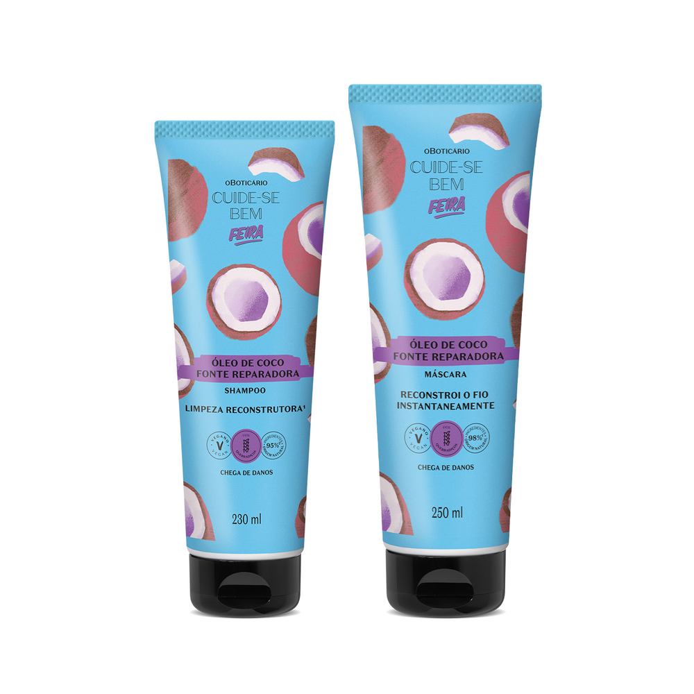 Shampoo Cuide-se Bem Feira Óleo de Coco 230ml Shampoo Cuide-se Bem Feira Óleo de Coco 230ml