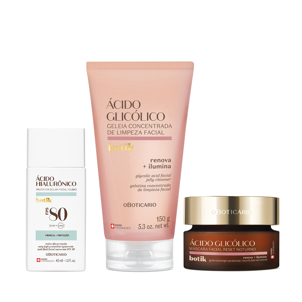 Kit Skincare para Redução de Poros Botik (3 itens) Kit Skincare para Redução de Poros Botik (3 itens)