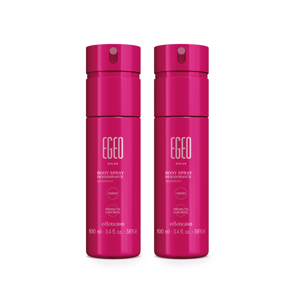 Combo Desodorante Body Spray Egeo Dolce 100ml (2 unidades) Combo Desodorante Body Spray Egeo Dolce 100ml (2 unidades)