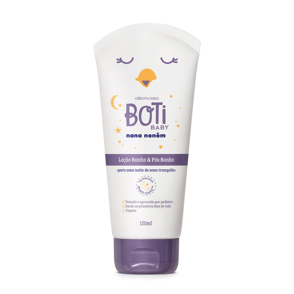 Loção Banho e Pós-Banho Boti Baby Nana Neném 150g Loção Banho e Pós-Banho Boti Baby Nana Neném 150g